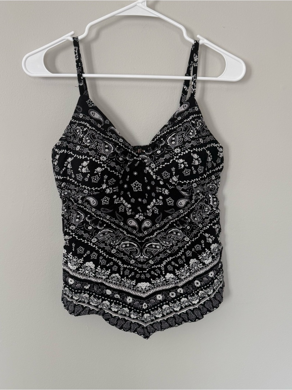 Almost Famous Y2K Bandana Paisley Handkerchief Tank Top